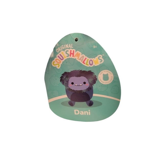 NWT Squishmallows 11" Dani the Navy Blue Bigfoot Special Edition Plush Toy - Picture 4 of 9